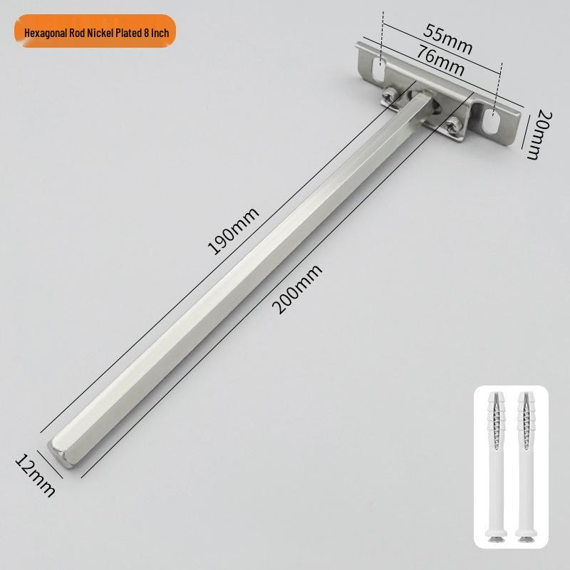 T-Shaped Invisible Shelf Bracket: Wall Mount Bookshelf & Storage Support.