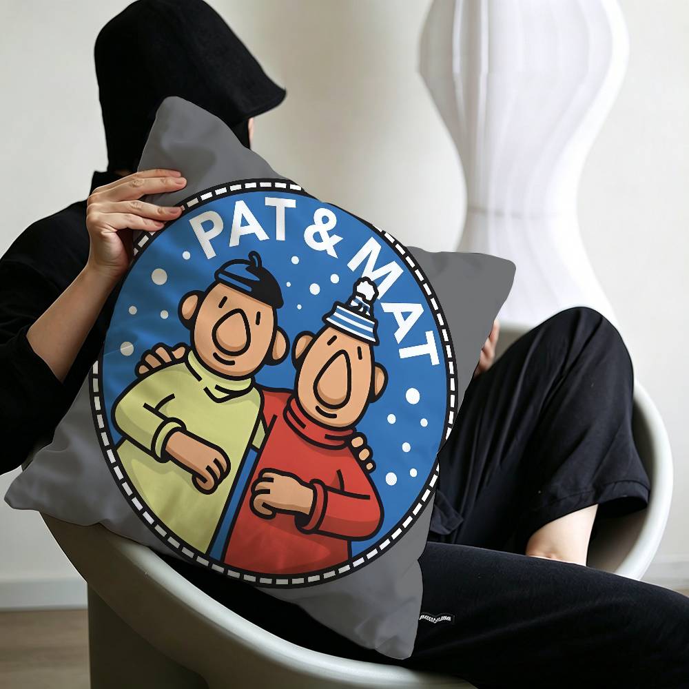 Cartoon PPat Mat Cushion Cover Inches Farmhouse Decor Home Throw Pillow Covers for Couch Decorations