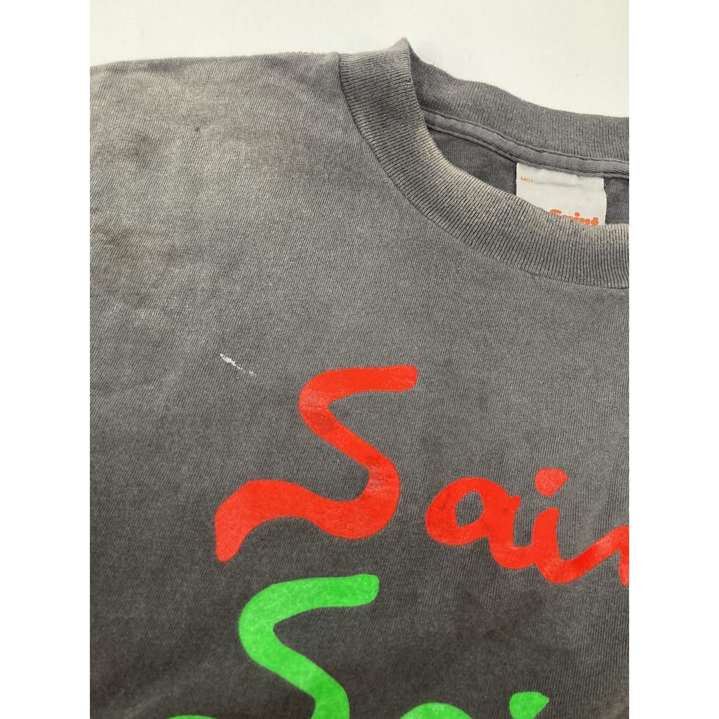 SAINT MICHAEL SM-HR1-0000-013 Quarry Stainless Steel TEE MULATED tops XL grayUsed