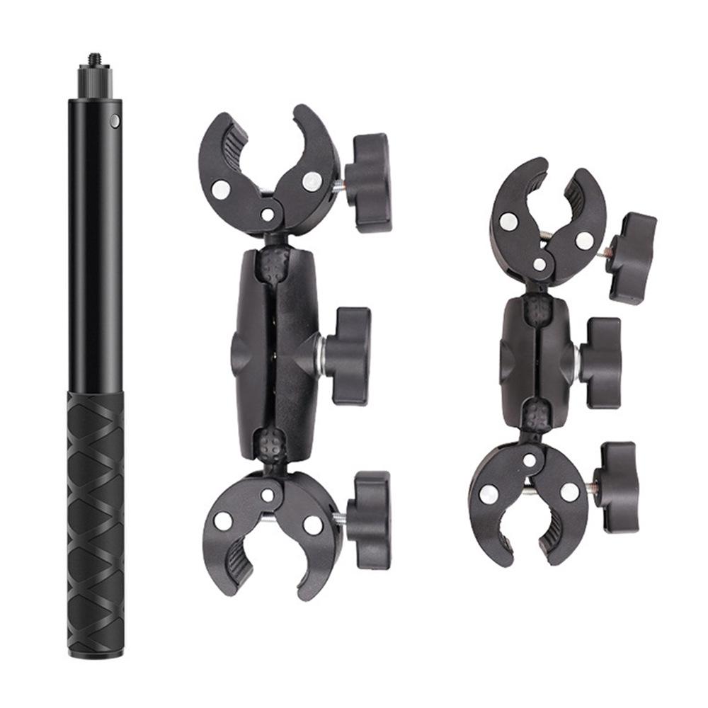 Motorcycle Clamp Selfie Stick & Camera Mount for Sports Accessories