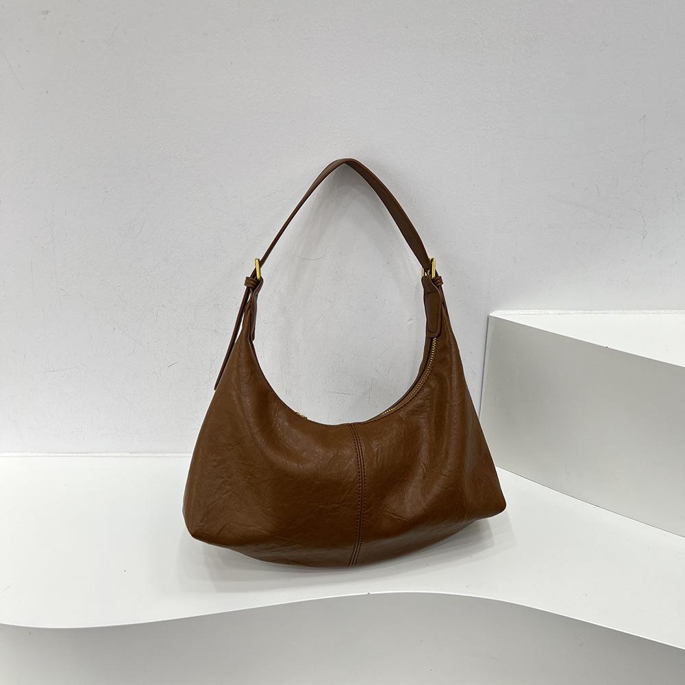 

Autumn and winter new retro suede underarm bag women s daily commuting fashion large-capacity tote bag shoulder bag