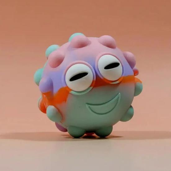 Popping Eye Expression Ball Toy Stress Relief Push Bubble Ball Squeeze Toy Decompression Stress Ball Fidget Toy