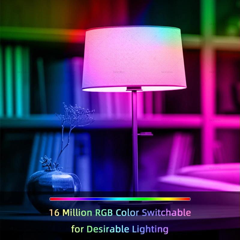 Intelligente Glühbirne Smart Life App-Steuerung WiFi Bluetooth RGB + CW LED-Licht 220-265V Dimmbar Kristall Raumdekoration