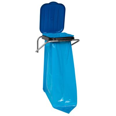 Wall-mounted Waste Sorting Holder, Blue, 120L Bags