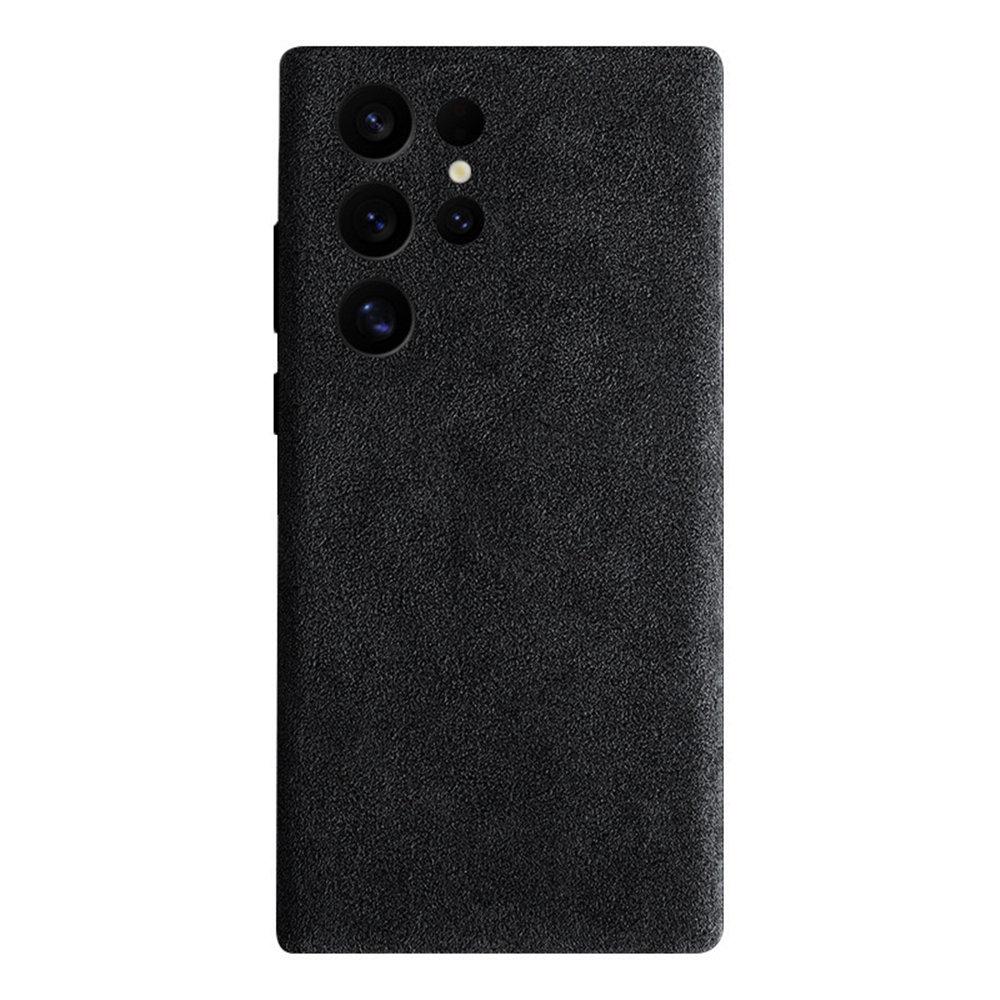 Echtes Alcantara Leder Magsafe Hülle für Samsung Galaxy S24 S25 S25 Ultra Magnetische Hülle