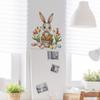 Easter Bunny and Eggs Wall Stickers Whimsical Cartoon Wall Art for Kids Room, Living Room and Hallway Joyful Spring Home Decor