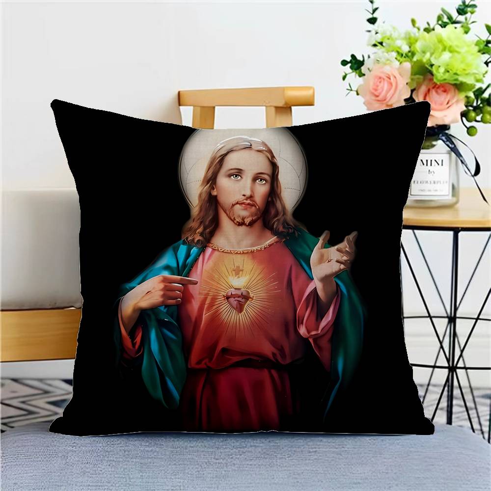 Jesus I Saw That pillow cover sofa cushion cover home room decoration children gift