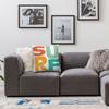 Retro Surf Typography Text Square Pillowcase Polyester Linen Velvet Pattern Zip Decor Throw Pillow Case Sofa Seater Cover 18"
