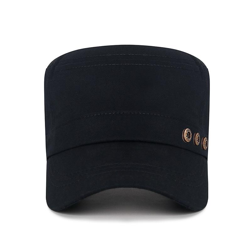 Men's Side-stitched Three-button Vent Flat Hat Sun Protection Outdoor Casual Baseball Hat