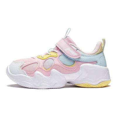 Li Ning Comfortable Sports Low-Top Kids Running Shoes Kids Sneaker Pink Blue YKNT010-2