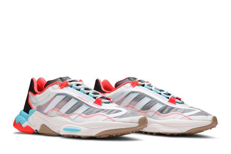 Men's Sneakers Adidas Ozweego Pure Bright Cyan Solar Red Cloud White/Bright Cyan/Solar Red