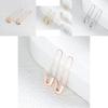 Boucles d'Oreilles Broches Géométriques en Alliage Mode Bijoux Tendance Style Rue 2022