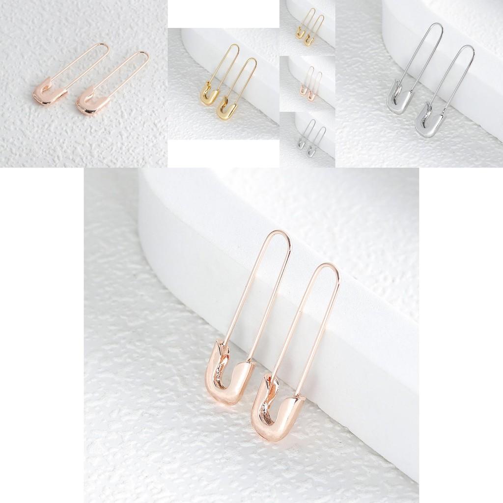 Boucles d'Oreilles Broches Géométriques en Alliage Mode Bijoux Tendance Style Rue 2022