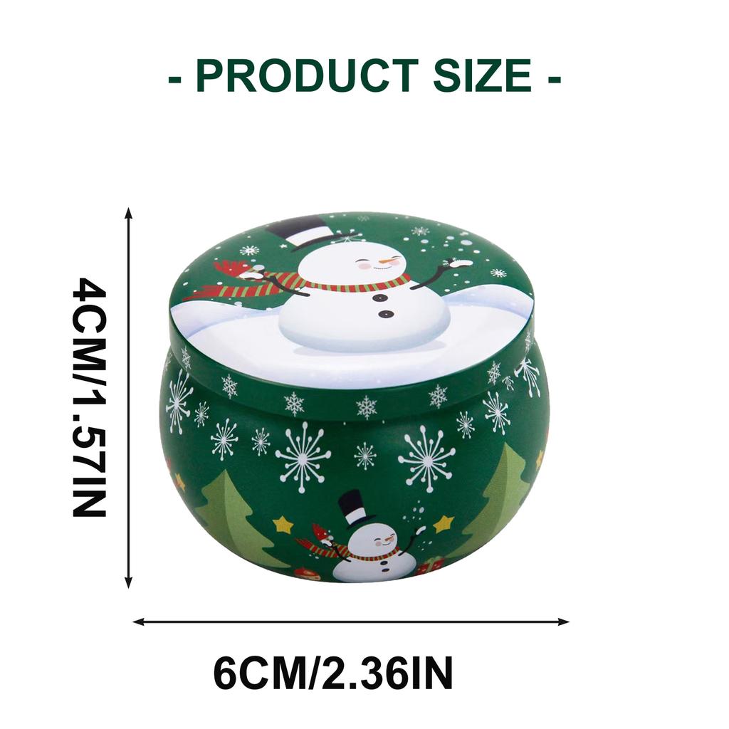 Soys Blend Wax Christmas Candle Holiday Homes Decoration Gift Set With 30Hrs Burn Time And Festival Fragrances