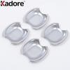 Side Door Handle Bowl Cover Trim For Ford Explorer Sport 2016 2017 Chrome Door Handles Bowl Cup Frame Covers Car Accessories