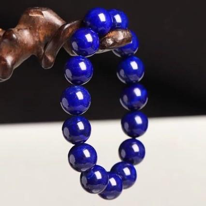 Unisex Round Bead Bracelet, 8mm 10mm Plain / With Silver Beads, Stackable Travel Gift