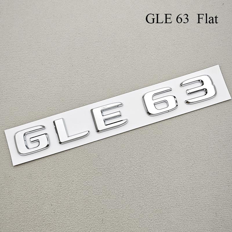 Car Trunk Letters Logo Emblem Badge Decals Sticker For Mercedes Benz AMG GLE Class GLE43 GLE53 GLE63 W166 V167 Auto Accessories