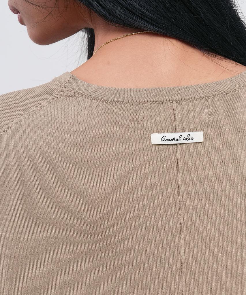 GENERALIDEA Temperature Cut Cool Loose Fit Knit T-Shirt [Taupe] / Gf2Lkp538