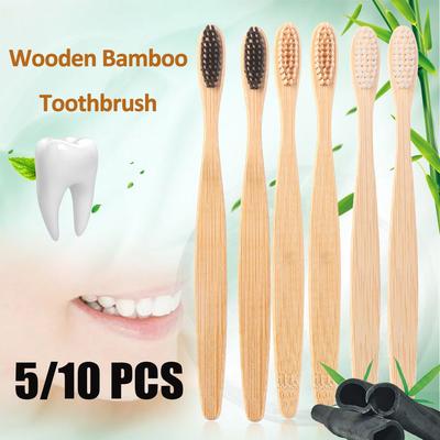 Bamboo Products Wooden Oral Care Teeth Brush Eco-Friendly Soft Fibre Hair Bamboo Toothbrush