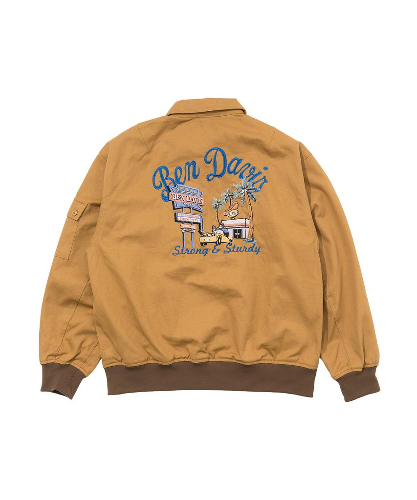 Ben Davis Cotton Duck Souvenir Jacket Beige