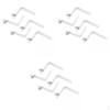 15 Pieces Paddle Tent Pole Spring Stainless Steel Single