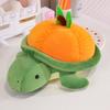 Lovely Pumpkin Turtle Plush Toy Stuffed Fruit Pumpkin Turtle Shellp Tortoise Plushie Dolls for Children Gift for Decora