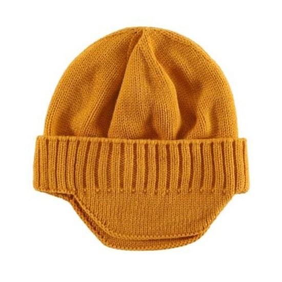 Connectyle knit cap ear flaps men winter warm outdoor cold protection hat skiing snowboarding.
