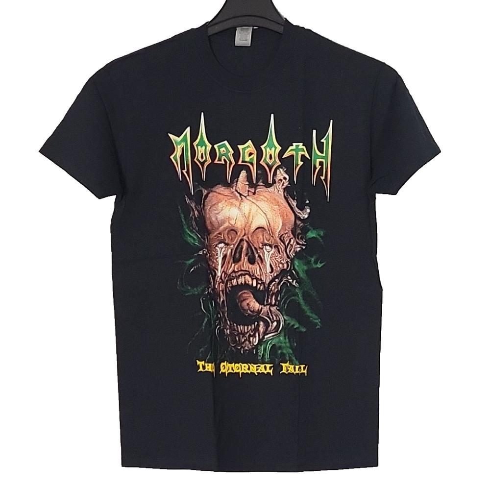 MORGOTH The Eternal Fall M MEDIUM T-Shirt Black Mens Band Logo Unisex T-Shirt