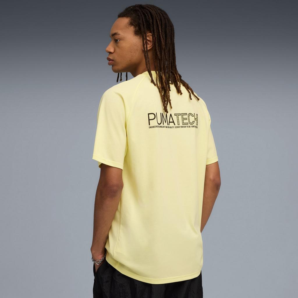 Puma PUMATECH GRAPHIC RELAXED Men's T-shirt Yellow 63210035 R XL