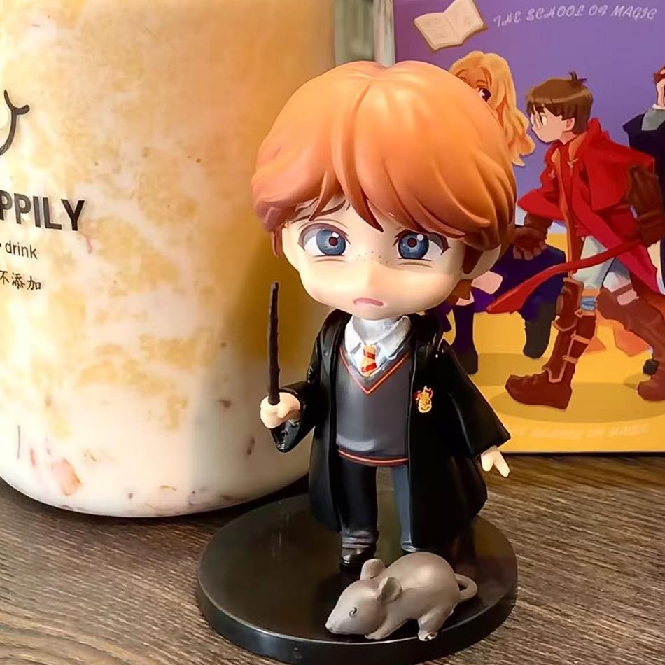 Harry Q Style Pvc Vinyl Potter Figures 3Pcs 5Pcs 6Pcs 10Pcs Including Hermione Ron Hedwig Cake Decoration Car Model Dolls Toy