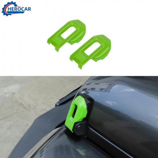 Engine Hood Lock Latches Catch Brackets Decor Cover for Jeep Wrangler JL JT 18+