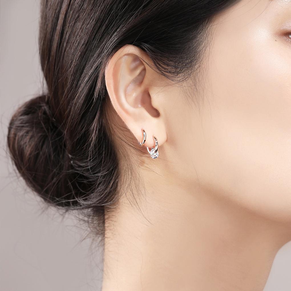 LLOYD Daily Basic Cubic 14K Earrings LOFK1005G