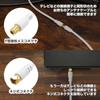 HORIC Antenna Extension Cable 2m White 4K8K BS CS Terrestrial CATV Compatible F-Type Female to Screw Connector ACF20-143WW