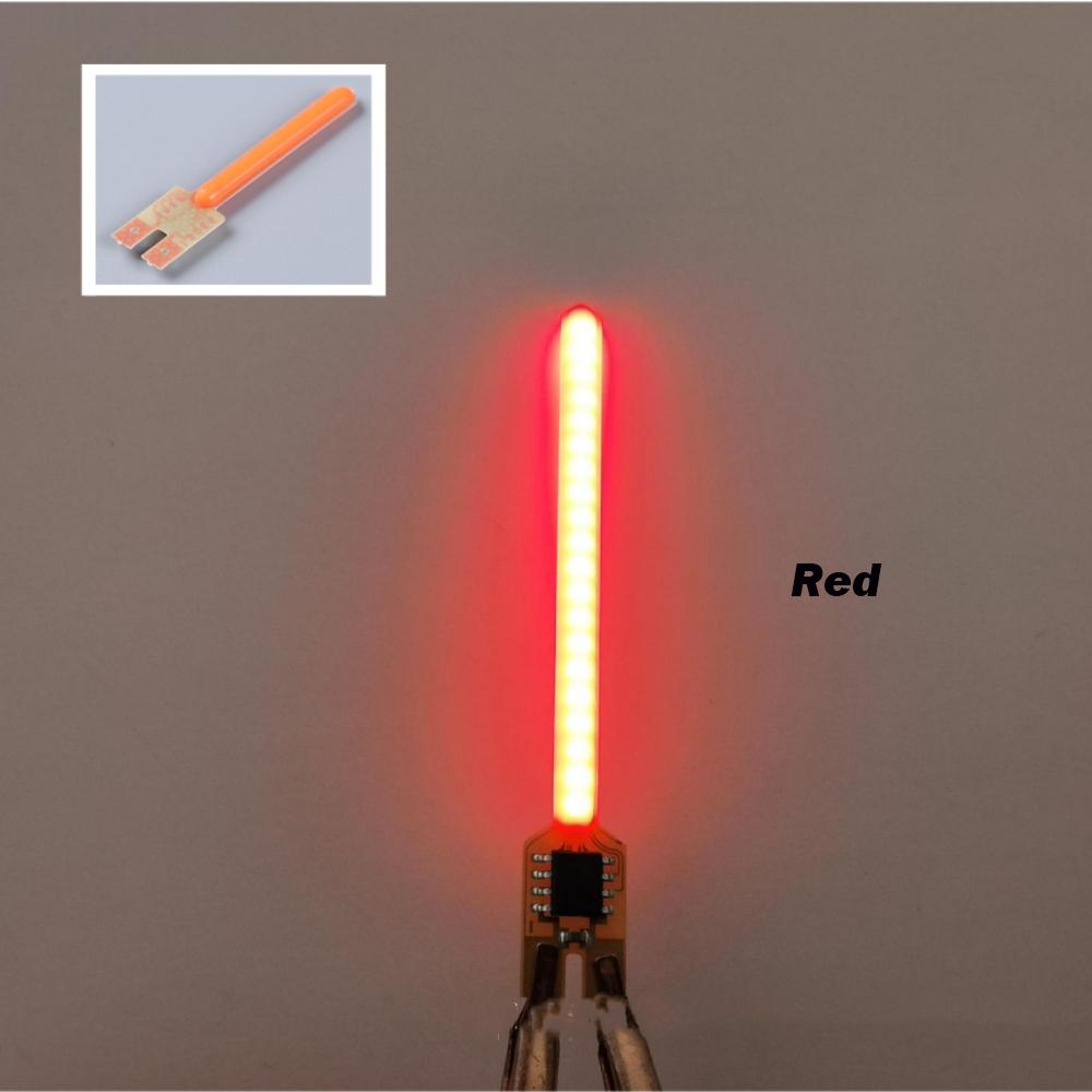 50/5/1pcs Meteor Shower LED Filament 3V 5 Modes 40mm 59mm 70mm Flowing Water Lamp Decorative Atmosphere Light Acssories Diode