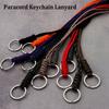 20 Styles Paracord Keychain Lanyard 45cm/14cm High Strength Lanyard Round Buckle  Outdoor Tool