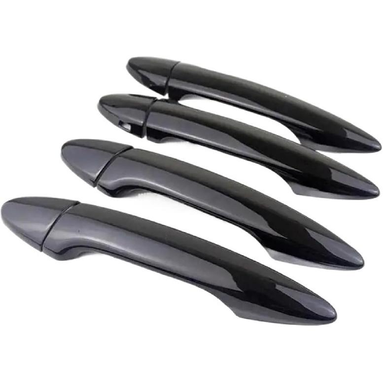 

Carbon Fiber Car Parts Auto Body Kits Door Handle Cover Trim Compatible with Lexus IS250 IS350 ISF 2006-2013(Carbon Fiber) Glossy Black
