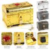 Pirate Medium Treasure Chest with Ruby Collectibles Antique Plastic Toy Storage