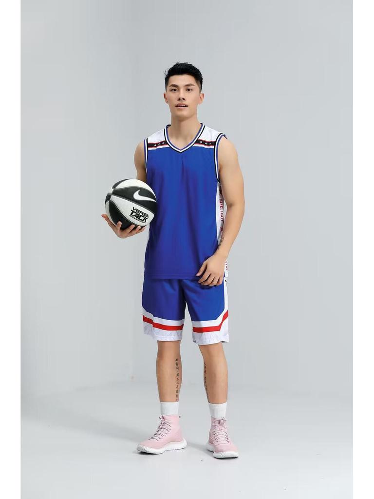 Quick-Dry Sleeveless Basketball Uniform Set: Tank Top & Shorts for Students