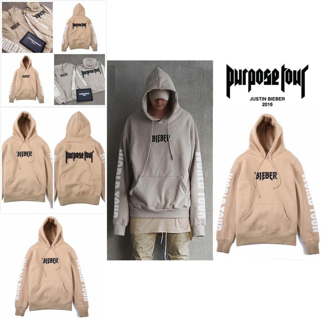 Justin Purpose Bieber The World Tour Fashion Hoodie Sweatshirt Pullover