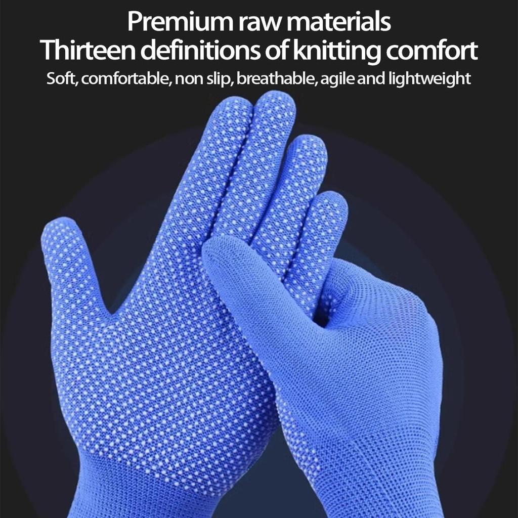 Newcomer Special: Nylon Anti-Slip Wear-Resistant Dotted Work Gloves