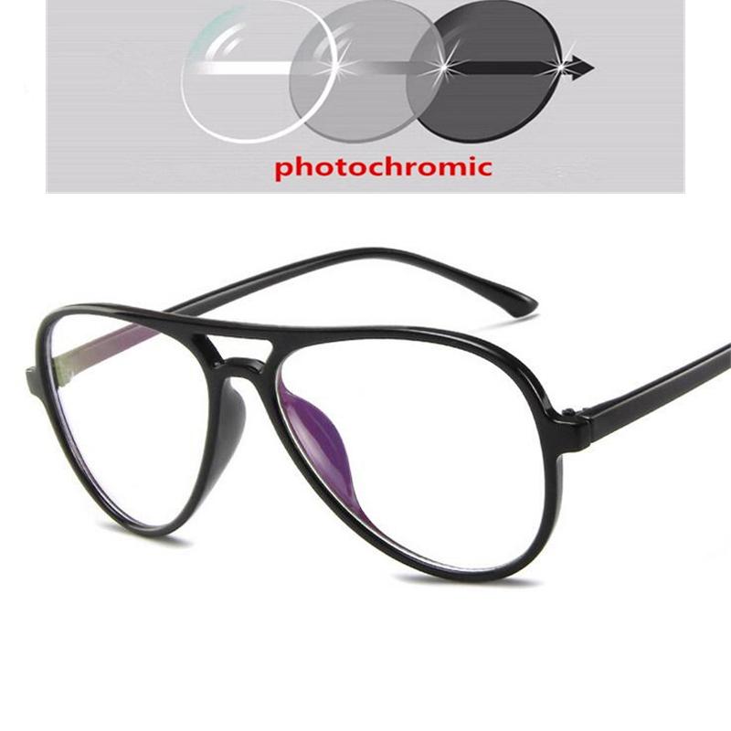 Aspherical Single Lens Oval Prescription Glasses For The Nearsighted PC Frame Cat Eye Myopia Glasses Woman 0 -0.5 -0.75 To -6.0