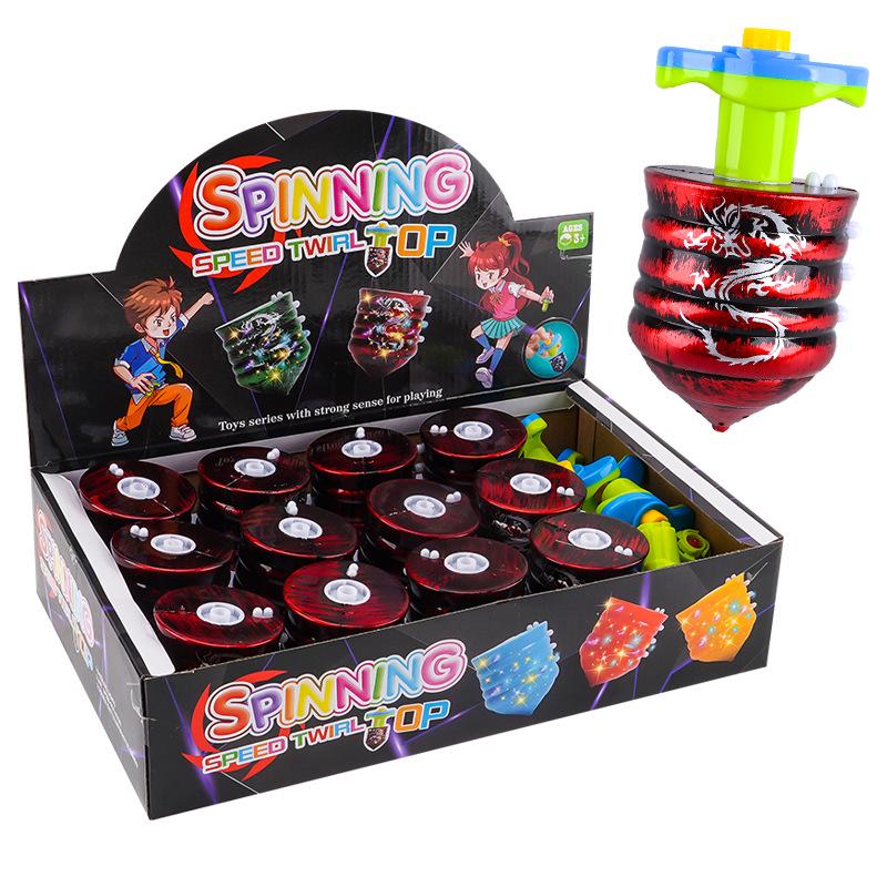 Children's Light-Up Musical Rotating Top Toy for Boys and Girls