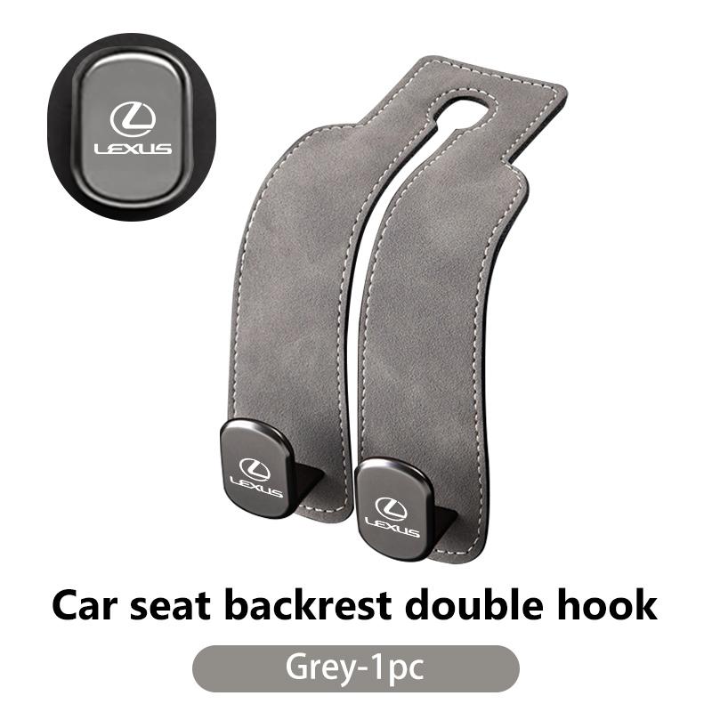 

Alloy Car Headrest Hook Suede Seat Hanging Hanger Storage Hook For Lexus IS350 ES350 IS250 IS460 IS220h IS300 LX570 UX250h