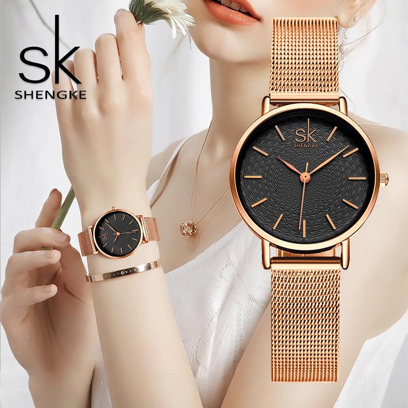 Ladies Watch Women'S High Value Mesh Strap Quartz Watch Guangzhou Watch Watch Watch Women'S Watch