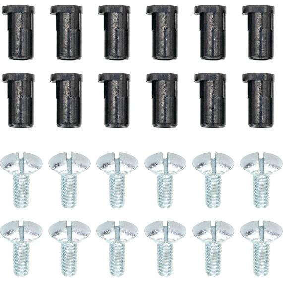 12Pcs Center Caps & 12Pcs Screws Kits Compatible with Bronco F150 Van,560-3026 c3026screws, Vanshly