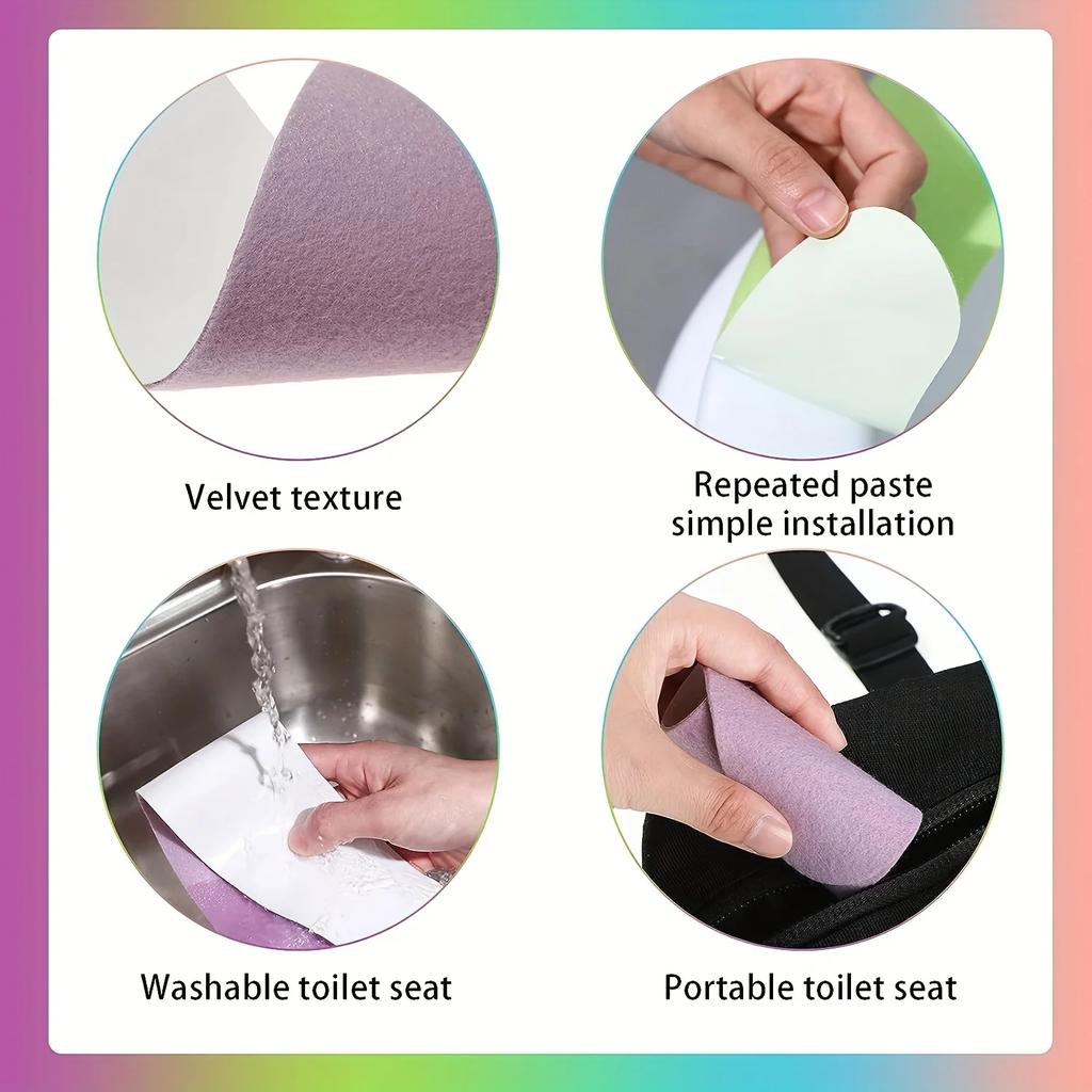 Banyo Isıtıcı Tuvalet Kapağı Pedleri Yıkanabilir ve Tekrar Kullanılabilir Tuvalet Kapağı Minderi Pedleri Çocuklar ve Yetişkinler İçin Tuvalet Kapağı Isıtıcı Kılıfı