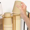 Hjem Multifunksjonell Skrivebordspapirkoppholder, Kjøkken Engangspapirkoppholder, Kaffekoppholder Oppbevaringsstativ
