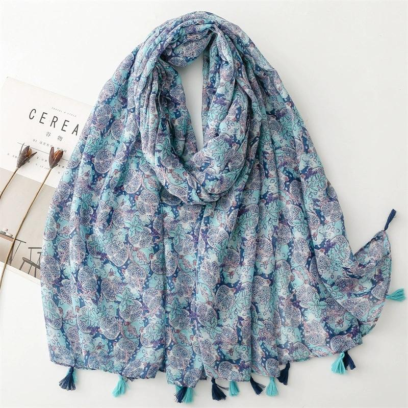 Bohemian Ethnic Style Sunscreen Scarf Beach Shawls Arabian Scarf Middle East Dubai Turkey Palestinian Hijab Scarves