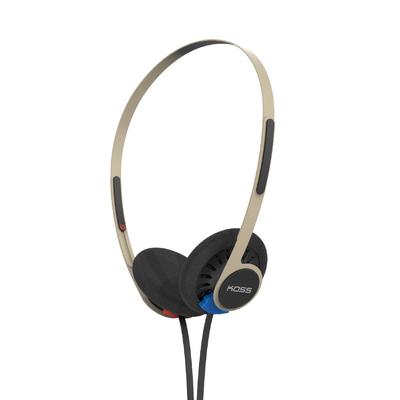 KOSS KPH40 Utility-Kopfhörer, abnehmbares Kabelsystem, ultraleichtes Design, S, On-Ear (Rhythm Beige)