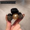 Elegant Rhinestone Pearl Claw Clip - Fashionable Half-Up Hair Accessory for Women